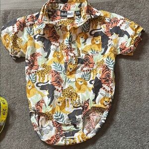 Mick Mac 100 percent cotton 6/9 month short sleeve onesie